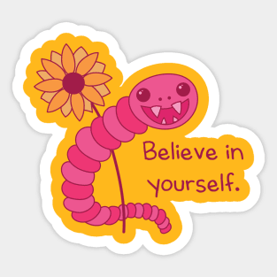 Mongolian Death Worm Sticker